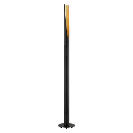 EGLO One Light Floor Lamp W/ Matte Black & Gold Finish 97584A
